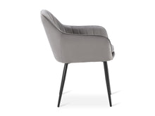 Load image into Gallery viewer, Adelaide Velvet Dining ArmChairs - Set of 2 - Light Grey
