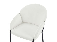 Load image into Gallery viewer, Bellamy Bouclé Dining ArmChairs - Set of 2 - Off White
