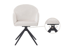 Load image into Gallery viewer, Carmen Swivel Dining ArmChairs - Set of 2 - Milky White
