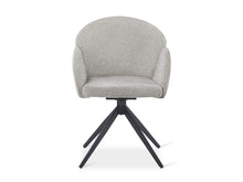 Load image into Gallery viewer, Carmen Swivel Dining ArmChairs - Set of 2 - Silver Grey
