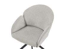 Load image into Gallery viewer, Carmen Swivel Dining ArmChairs - Set of 2 - Silver Grey
