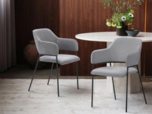 Load image into Gallery viewer, Fable Fabric Dining Chair - Set of 2 - Light Grey
