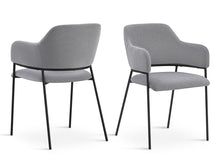 Load image into Gallery viewer, Fable Fabric Dining Chair - Set of 2 - Light Grey
