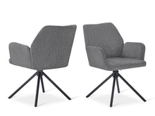 Load image into Gallery viewer, Jett Swivel Dining Chairs - Set of 2 - Grey