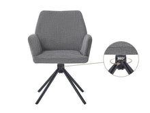Load image into Gallery viewer, Jett Swivel Dining Chairs - Set of 2 - Grey