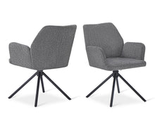 Load image into Gallery viewer, Jett Swivel Dining ArmChairs - Set of 2 - Grey
