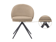 Load image into Gallery viewer, Loren Swivel Dining Chairs - Set of 2 - Light Brown
