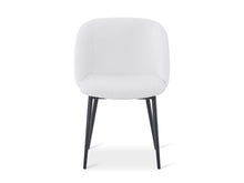 Load image into Gallery viewer, Merryn Teddy Fabric Dining Chairs - Set of 2 - White
