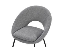 Load image into Gallery viewer, Nimue Fabric Dining Chair - Set of 2 - Greyish Black