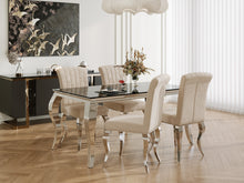 Load image into Gallery viewer, Alba Tempered Glass Dining Table 160 x 90CM - Black
