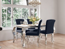 Load image into Gallery viewer, Alba Velvet Dining Chairs - Set of 4 - Charcoal