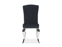 Load image into Gallery viewer, Alba Velvet Dining Chairs - Set of 4 - Charcoal