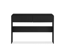 Load image into Gallery viewer, Cannock Console Table With 2 Drawers - Black
