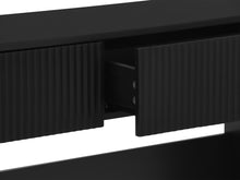 Load image into Gallery viewer, Cannock Console Table With 2 Drawers - Black
