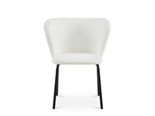 Load image into Gallery viewer, Blair Teddy Fabric Dining Chair - Set of 2 - White
