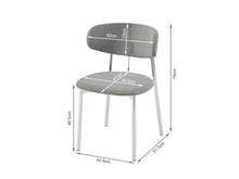 Load image into Gallery viewer, Onyx Fabric Dining Chair - Set of 4 - Grey
