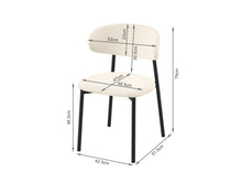 Load image into Gallery viewer, Onyx Fabric Dining Chair - Set of 4 - Beige
