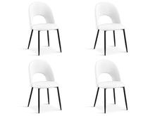 Load image into Gallery viewer, Zuri PU Leather Dining Chair - Set of 4 - White
