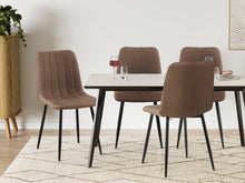 Load image into Gallery viewer, Holland Fabric Dining Chair - Set of 4 - Brown