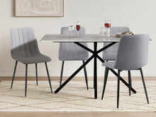 Load image into Gallery viewer, Holland Fabric Dining Chair - Set of 4 - Grey