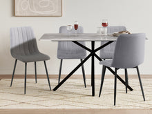 Load image into Gallery viewer, Holland Fabric Dining Chair - Set of 4 - Grey
