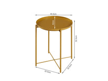 Load image into Gallery viewer, Xenia Round Coffee Table - Yellow