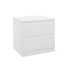 Load image into Gallery viewer, Angeles High Gloss Bedside Table - White