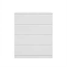 Load image into Gallery viewer, Angeles High Gloss 4 Drawer Tallboy - White