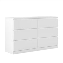 Load image into Gallery viewer, Angeles High Gloss 6 Drawer Lowboy - White