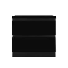 Load image into Gallery viewer, Angeles High Gloss Bedside Table - Black