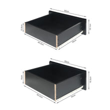 Load image into Gallery viewer, Angeles High Gloss Bedside Table with 3 Drawers - Black