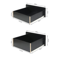 Load image into Gallery viewer, Angeles High Gloss 6 Drawer Slim Tallboy - Black