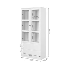 Load image into Gallery viewer, Tongass Bookshelf Display Shelf - White