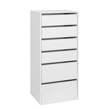 Load image into Gallery viewer, Payette 6 Drawer Wardrobe - White
