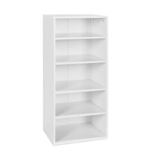 Load image into Gallery viewer, Payette 5 Shelf Wardrobe - White