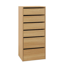 Load image into Gallery viewer, Payette 6 Drawer Wardrobe - Oak