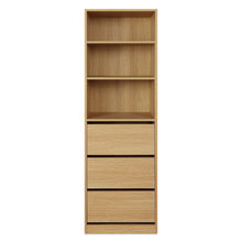Load image into Gallery viewer, Payette 3 Drawer &amp; Shelf Wardrobe - Oak