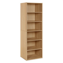 Load image into Gallery viewer, PAYETTE 6 Shelf Wardrobe - OAK (p1=0.043m - 17.5kg)(p2=0.043m - 16.0kg)(T=0.086m - 33.5kg)