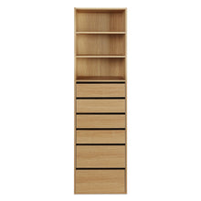 Load image into Gallery viewer, Payette 6 Drawer &amp; 3 Shelf Wardrobe - Oak