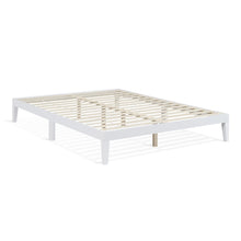 Load image into Gallery viewer, Conival Queen Wooden Bed Frame - White
