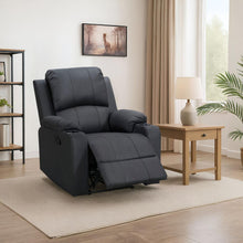 Load image into Gallery viewer, Marton Manual Recliner Chair - Black