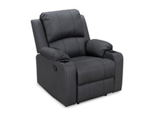 Load image into Gallery viewer, Marton Manual Recliner Chair - Black

