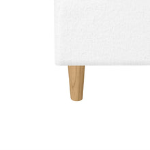 Load image into Gallery viewer, Gairich Boucle Double Bed Frame - White