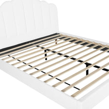 Load image into Gallery viewer, Gairich Boucle King Bed Frame - White