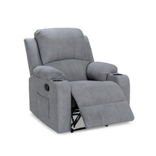 Load image into Gallery viewer, Henley Fabric Manual 1 Seater Recliner Sofa - Grey