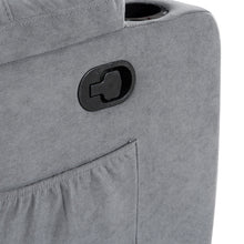 Load image into Gallery viewer, Henley Fabric Manual 2 Seater Recliner Sofa - Grey