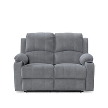Load image into Gallery viewer, Henley Fabric Manual 2 Seater Recliner Sofa - Grey