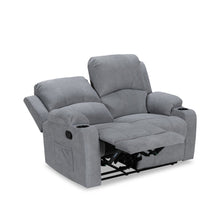 Load image into Gallery viewer, Henley Fabric Manual 2 Seater Recliner Sofa - Grey