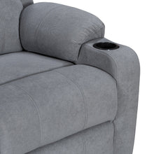 Load image into Gallery viewer, Henley Fabric Manual 3 Seater Recliner Sofa - Grey