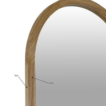 Load image into Gallery viewer, Halo Arched Full Length Mirror 180cm - Light Wood (0.099m - 16.5kg)